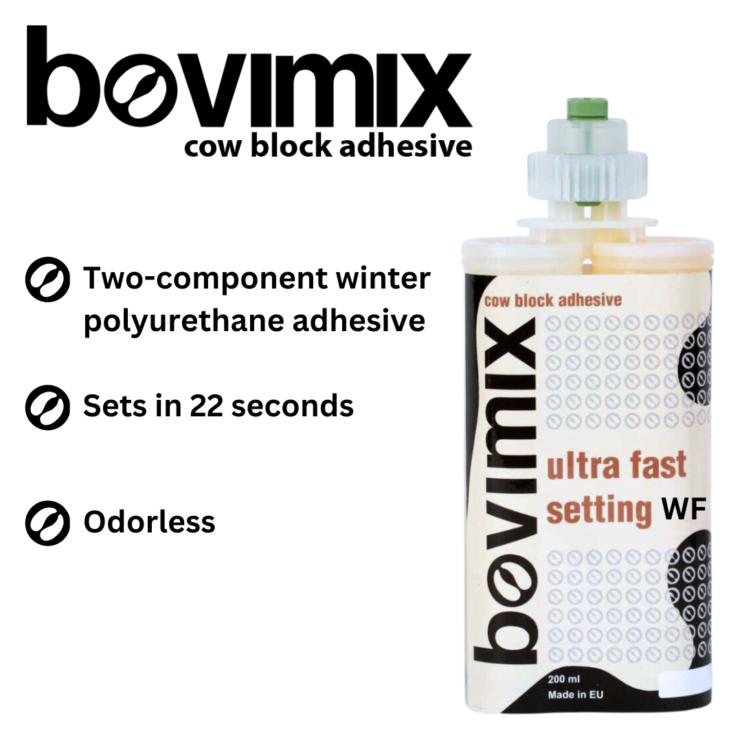 Bovimix Ultra Fast Setting Winter Formula Hoof Block Adhesive 200ml